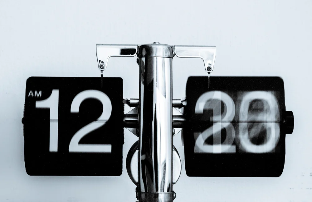 time change image
