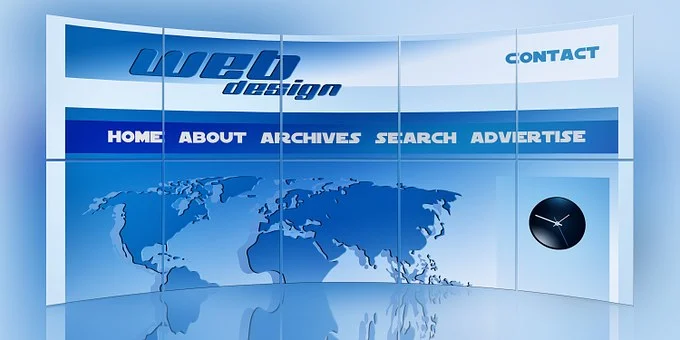 web-page-with-menu