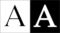 An example compensation for flare in a luminous display